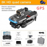 P15 droon 8K GPS kahe kaameraga professionaalne 5G takistuste v&auml;ltimise optiline voolu positsioneerimine harjadeta t&auml;iendatud RC Quadcopteri lennukim&auml;nguasi 8k GPS 2B must