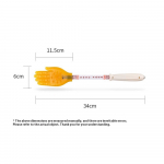 Palm-pattern silicone palm-pattern Palm-shaped palm-pattern Palm-type palm-pattern Home whole body meridian palm-pattern One Size kollane