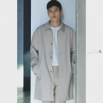 Meeste khaki jaapani cityboy trenchcoat - Keskmise pikkusega, suur suurus, k&otilde;rgekvaliteediline Balmarkeni stiil M khaki