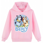 Unisex Laste Sinised kapuutsiga topid Kevad-s&uuml;gis kapuutsid Pullovers vabaajar&otilde;ivad 140cm roosa
