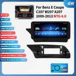 Ossuret Android 13 Autoraadio Carplay 4G Mercedes Benz E-klassile C207 W207 A207 NTG 4.0 4.5 5.0 2-ukseline Autoradio Peaseade 4W 4G 32G
