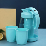 3tk/5tk juhusliku v&auml;rvi komplekt lihtne suletud plastist k&uuml;lma vee pudel veekomplekt vee mahlakann loominguline pressvee pudel 1.5L-3pcs/set