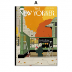 New Yorkeri plakatid ja tr&uuml;kised Rero seinakunsti l&otilde;uendi maalimine seinapildid elutoa sisekujunduseks kodukaunistuseks ilma raamita 30*40cm