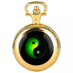 Vanaaegne Retro Antiik Hiina Yin yang Kvarts Unisex Meeste Naiste Taskukell Kvarts Kaelakee Ripats Kell Kett Klassikaline Numbrilaud Ehted Kingitus Helendav x1