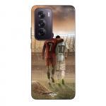 Coque de t&eacute;l&eacute;phone - Maniacase - Oppo Reno 12 5G - Silicone - Souple - Cristiano Ronaldo Messi Goat