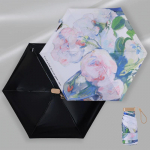 Kolme-/viiekordne l&auml;bipaistev printsessnaiste vihmavari romantiline pitsist s&uuml;da sakura prindi paksendatud PVC plastist l&auml;bipaistvad vihmavarjud armastajatele t&uuml;drukute kingitused