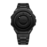 LIGE x FOXBOX Loominguline Meeste K&auml;ekell Moodne Lahe Magnetiline Meeste Kvartsikell silicone strap must