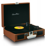 Lenco TT-120BNWH - grammofon k&otilde;larite, Bluetoothi ja sisseehitatud akuga, Lenco pruun