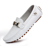 2024 Valged Loafers Meestele K&auml;sit&ouml;&ouml;na Valmistatud Nahast Kingad Mustad Vabaaja S&otilde;idujalatsid Sinised Slip-On Mokassiinid Paadikingad Suurused 46 47 48 38 white