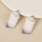 5 tk 3D armas flokeeriv merisaarmas kollane kana amuletid multifilmid loomade ripats isetehtud v&otilde;tmehoidja k&otilde;rvar&otilde;ngas ehted aksessuaarid kingitused