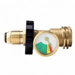 Propaanipaagi manomeetri adapter tasemeindikaator universaalsed messingliitmikud muundavad POL-i QCC1 t&uuml;&uuml;p 1-ks