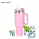 40 untsi termopudel, roostevabast terasest tass, mis hoiab k&uuml;lma ja soojust, veepudel k&auml;epidemega Rainbow termokruus, auto lekkekindel 500-1000ml