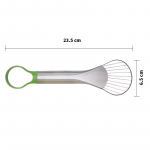 Avokaado viilutaja 2-&uuml;hes roostevabast terasest avokaadol&otilde;ikuri koorimisnuga Pitaya kiivi viilutaja koorija k&ouml;&ouml;gividina puu-k&ouml;&ouml;givilja t&ouml;&ouml;riistad