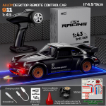 1/43 Lauaarvuti RC Driftiauto g&uuml;roskoopiga 2.4G 18KM/H Kiire puldiga v&otilde;idus&otilde;iduauto 4WD RTR elektrilised m&auml;nguasjad lastele must