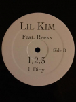 12-tolline plaat LIL' KIM - 1, 2, 3 L14238M M&auml;rgita USA r&auml;pp ja hiphop/R&B Kasutatud