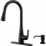 K&ouml;&ouml;gisegisti seebidosaatori ja v&auml;ljat&otilde;mmatava pihustiga - Roostevaba teras &Uuml;he k&auml;epidemega k&ouml;&ouml;givalamu segisti, 1 v&otilde;i 3 augu disain United States