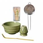 5 tk Jaapani Matcha teekomplekt Tila Matcha kauss Bambusest vispel ja hoidik S&otilde;el Lusikas K&auml;sit&ouml;&ouml;line Matcha valmistamise komplekt