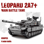 S&otilde;jaline II maailmas&otilde;ja MBT armee pealahingutank Challenger Leopard 2A7+ s&otilde;durifiguurid ehitusklotside komplekt lastele, laste m&auml;nguasjad, kingitused