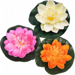 5 tk kunstlik ujuv vesi Eva Lotus Flower Pond Decor Tank taim