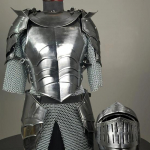 R&uuml;&uuml;tli soomusr&uuml;&uuml; keskaegne saksa t&auml;ielik soomusr&uuml;&uuml; gooti 14. sajand Larp Cosplay soomusr&uuml;&uuml; komplekt dekoratsioon parim kingitus