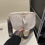 Naiste PU-nahast v&ouml;&ouml;kotid Stiilne Hobo &uuml;hev&auml;rviline &otilde;lakott Luksuslik disainiga rinnakott Laia rihmaga mood Fanny Pack 23.5x0.5x16.5cm