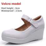 Suurus33-43 Naiste Kingad Ehtsast Nahast &Uuml;mara Ninaga Mugavad Jalutusk&auml;igu Kingad Naine Platvorm Vabaaja Kingad Femme Pahkluu Rihm Kiilkontsaga Kingad 33