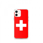 Coque iPhone - mitmev&auml;rviline - Drapeau Suisse - Souple - TPU - &Uuml;hilduv iPhone 12 mini