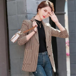 Suures suuruses L-5XL &uuml;likondlik jope, naiste s&uuml;gisene temperament, &otilde;huke, sale, n&ouml;&ouml;pidega &uuml;likond, mugavad ruudulised topid XL parkkoor