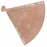 Puidust k&auml;siventilaator Pulmaventilaator Sandlipuust k&auml;siventilaatorid Pulmakaunistusega kokkuklapitavad lehvikud