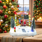 J&otilde;ulude Muusikakarp P&uuml;hade Dekoratsioon Klassikaline 19x14x15.5cm Peokinkide Liikumine Lastele seesaw