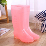 Naiste keskmise s&auml;&auml;rega kummikud V&auml;lit&ouml;&ouml;ks Kummist Veekindlad T&ouml;&ouml;saapad L&uuml;hikesed Veekindlad Aiatallad Naistele Libisemisvastased Veekindlad Kingad 36 roosa