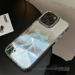 Mobiiltelefoni&uuml;mbrised iPhone 11 13 XR 15 Pro Max 12 14 Pro Max &uuml;mbris iPhone 16 XS Max Mirror kaitse&uuml;mbris Peegel peen multikas veekindel iPhone 16 Pro Max