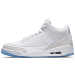 Air Jordan 3 Retro Triple White Meeste tossud valge-valge 136064-111 42.5