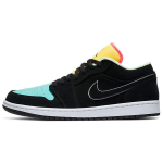 Air Jordan 1 Low SE Aurora Green Meeste tossud Must Laser-Oranž CK3022-013 45