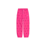 Nike X Jacquemus &Uuml;hiselt Br&auml;nditud SS24 &Uuml;hev&auml;rvilised L&auml;bil&otilde;ikega Paksust Fliisist Pingutusn&ouml;&ouml;riga Kootud Jooksup&uuml;ksid Unisex Alaosad Arbuusipunased FJ3269-653 M