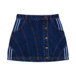 Adidas Originals X Ivy Park Triibuline Denim A-l&otilde;ikeline Seelik Naiste Alaosad Sinine H61720 S