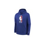 Nike X NBA Huppar Suur Logo Vabaaja Mugav Fliis Pikkade Varrukatega Laste hupparid Tume-Sinine 3Z2B7FFPV-31T M