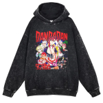 Anime Dandadan Hupparid Vintage Pesitud Dan Da Dan Huppariga Dressipluusid &Uuml;lem&otilde;&otilde;dulised Streetwear Manga Ayase Momo Okarun Huppar Mehed Naised S black