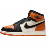 Air Jordan 1 Retro High OG GS Shattered Backboard 2025 Laste tossud Oranž Must Valge FD1437-008 38.5