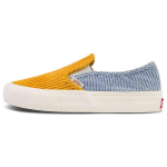 Vans Slip-On Sametist Vabaaja Kerged Madalad Rula Kingad Unisex Tossud Kollane Sinine VN0A5HYQA0Q 36
