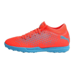Puma Shattered Studs Future 19.4 TT Jr Turf jalgpallijalatsid lastele oranžid-sinised 105558-01 37.5