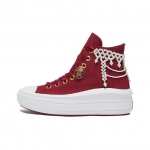 Converse All Star Move Moodsad Mugavad Vastupidavad K&otilde;rge s&auml;&auml;rega Elustiili Vabaajajalatsid Naiste toss Punane A12771C 36.5