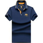 TrendHub Pluss Suurus 6XL 100% Puuvillased Meeste Polo S&auml;rgid L&uuml;hikeste Varrukatega &Auml;rilised Vabaaja Meeste T-s&auml;rgid Tikandiga Meeste T-s&auml;rgid 4XL