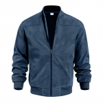 Uued seemisnahast meeste jakid kevadeks ja s&uuml;giseks vintage stiilis &uuml;hev&auml;rvilised lukuga tuulekindlad mootorratta- ja pommijoped 3XL mere laine