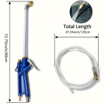 &Otilde;hupuhumisp&uuml;stol Pneumaatiline mootori puhastusp&uuml;stol 4 jala pikkuse voolikuga, puhastusrasvaeemaldi pihusti t&ouml;&ouml;riist