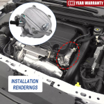 Pidurite vaakumpump 11660151054 BMW 645Ci 650i 745Li 750i 760i E63 E64 jaoks