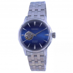 Renoveeritud Seiko Presage Cocktail Time Blue Acapulco Open Heart Automaatne Meeste K&auml;ekell SSA439J1 sinine