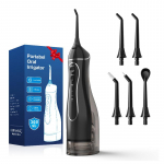 Oral Irrigator Water Flosser kaasaskantav hambaravi veejoa 300 ml veepaagi hambapuhastaja USB laetav veekindel must