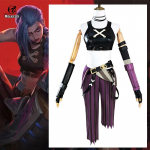 M&auml;ngu Lol Hooaeg 2 Lahtine Kahur Jinx Cosplay Kost&uuml;&uuml;m Lol Jinx R&otilde;ivad Halloweeni Pidu Naiste &Uuml;likond XL