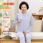 Fengxun Thickened 100% Wool Thermal Underwear Set for Seniors M (165cm)